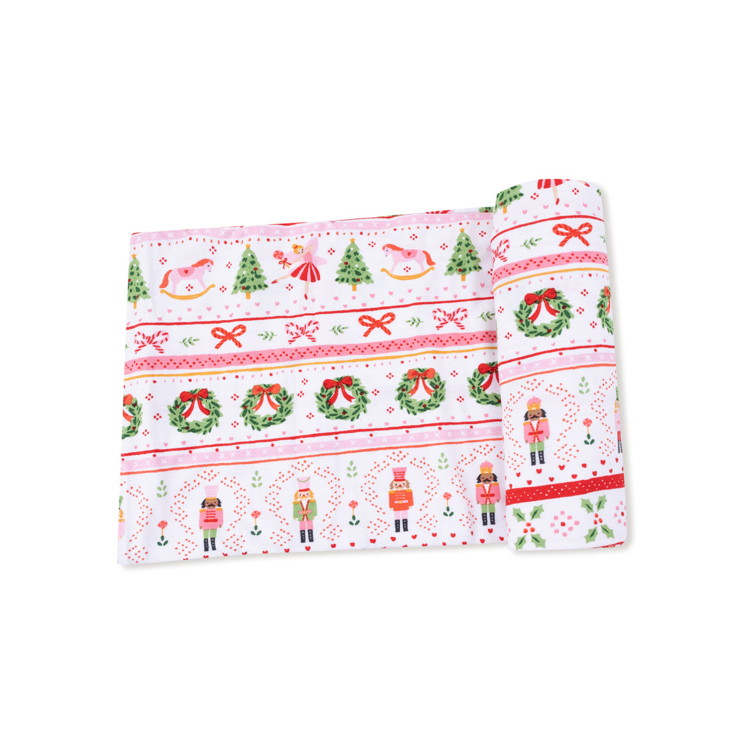 Sugar Plum Nutcracker Fair Isle Swaddle