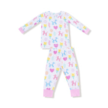Load image into Gallery viewer, Pink Balloon Animals PJ Set
