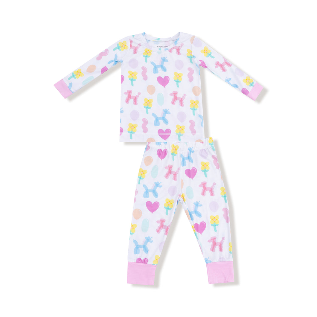 Pink Balloon Animals PJ Set