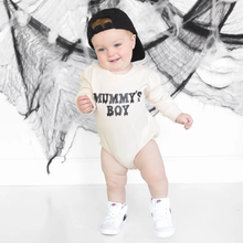 Load image into Gallery viewer, Mummy&#39;s Boy Halloween Romper
