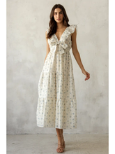 Load image into Gallery viewer, Floral Bow Midi Dress
