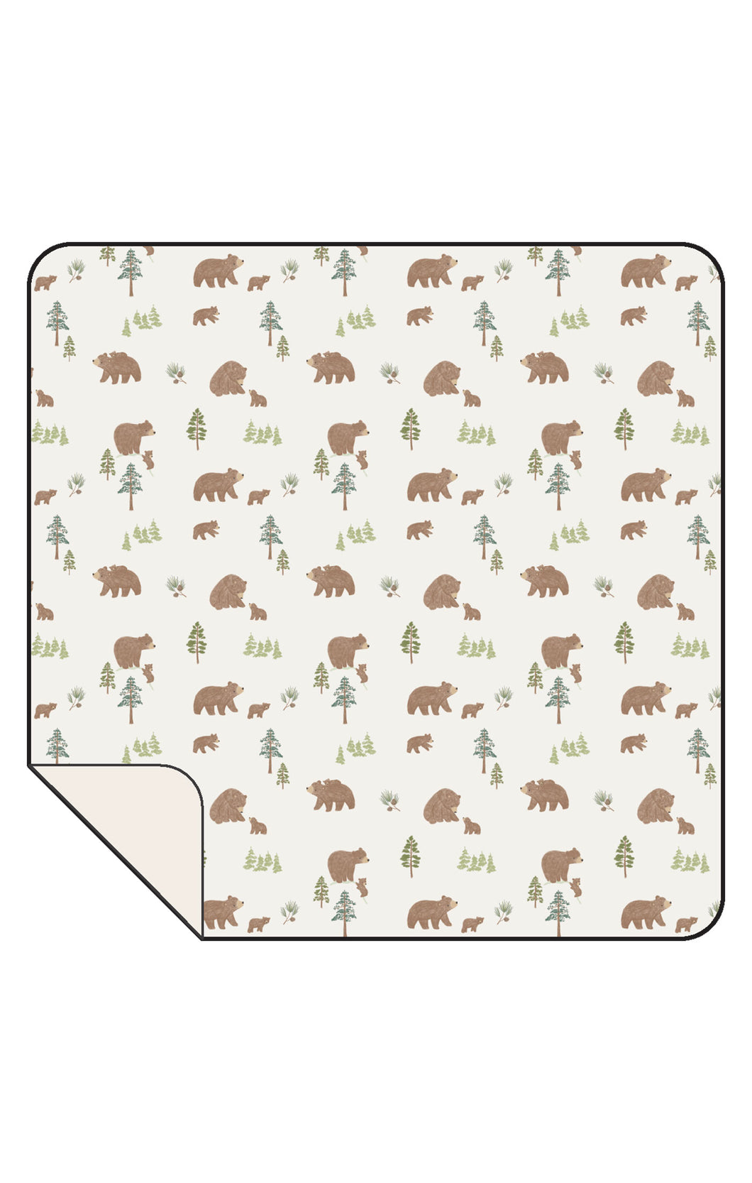 Sweet Brown Bears Swaddle