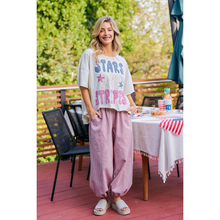 Load image into Gallery viewer, Twill Striped Diagonal Patch Pants
