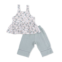 Load image into Gallery viewer, Camille Floral Peplum Tank &amp; Pant
