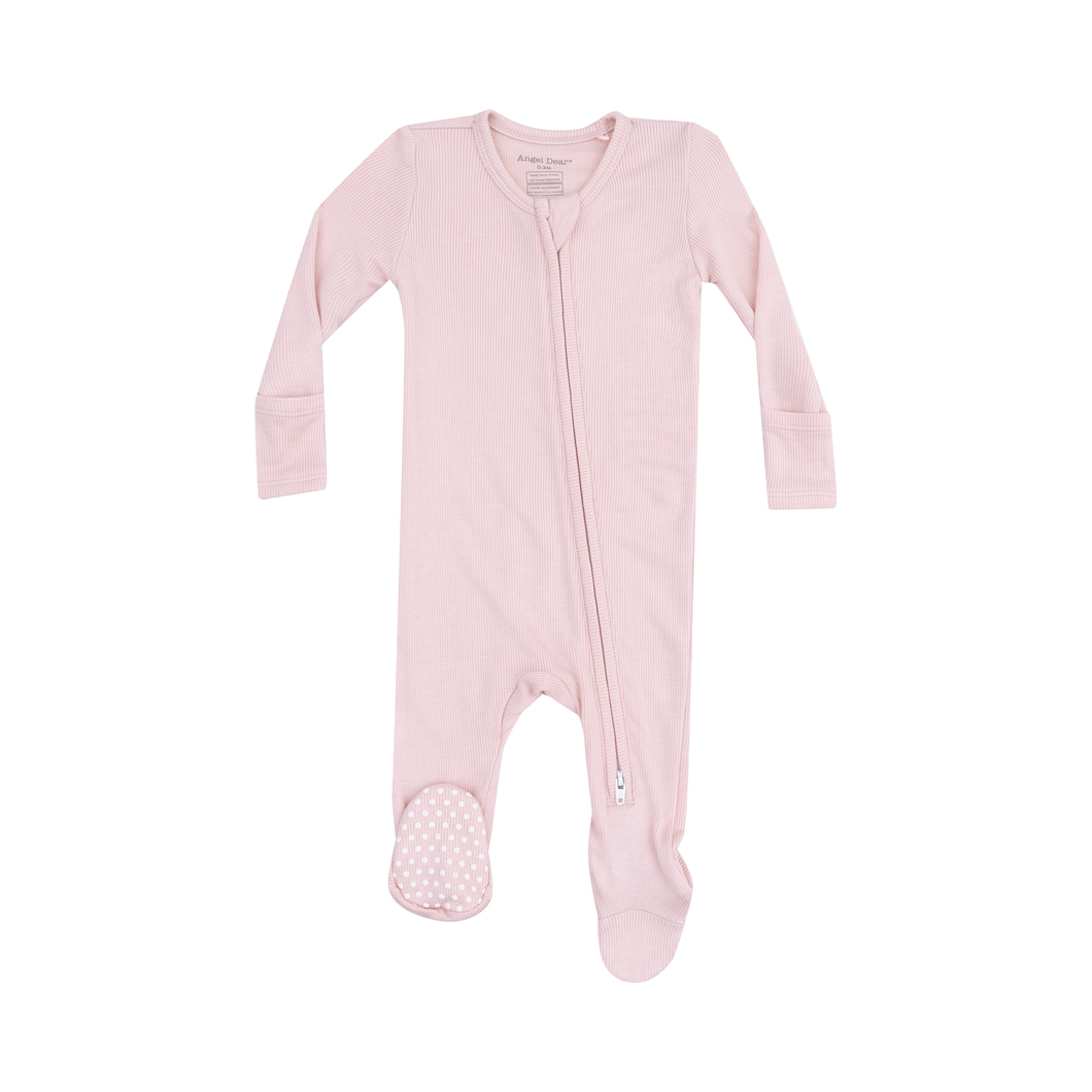 Rose Smoke Footie Sleeper