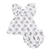 Load image into Gallery viewer, Belle Rosette Dot Dress

