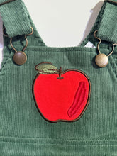 Load image into Gallery viewer, Apple Applique Corduroy Overall
