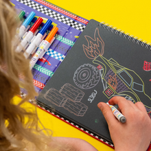 Load image into Gallery viewer, Cars Chalk Board Sketchbook
