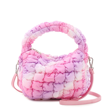 Load image into Gallery viewer, Quilted Scrunchies Mini Hobo Crossbody
