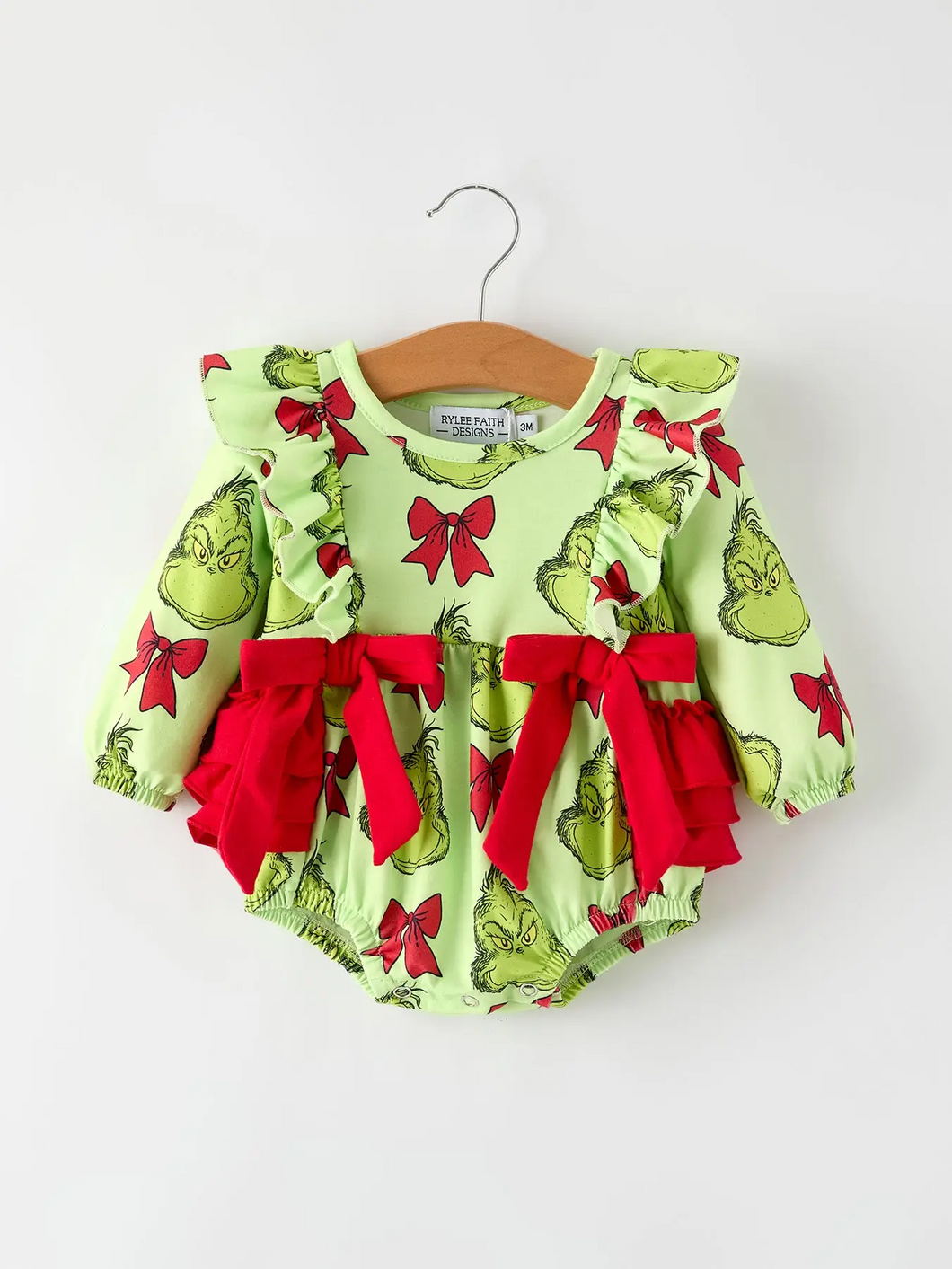 Christmas Grinch Romper