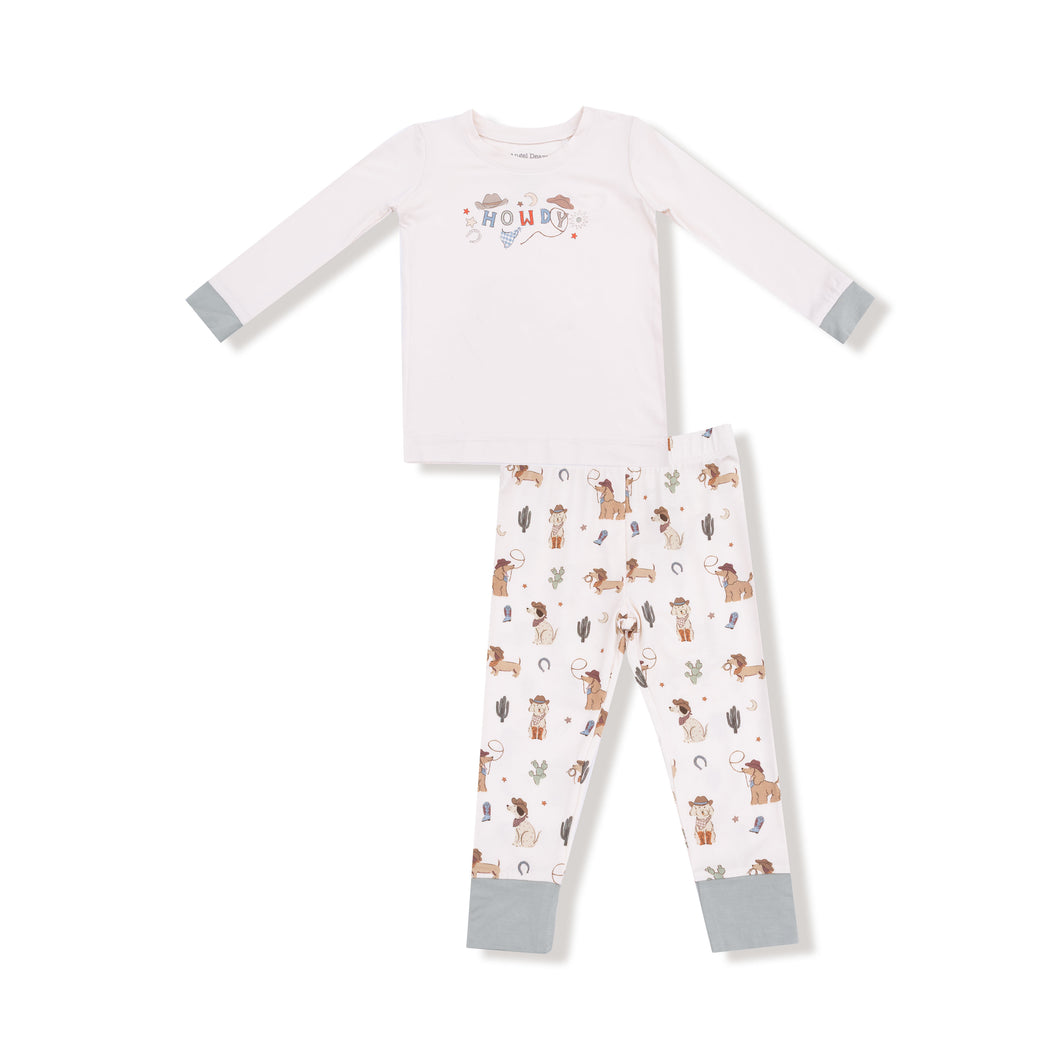 Cowboy Dogs PJ Set
