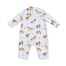 Load image into Gallery viewer, Horses Cowboy Romper
