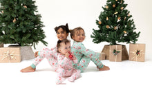 Load image into Gallery viewer, Golfing Mrs. Claus &amp; Elves Footie
