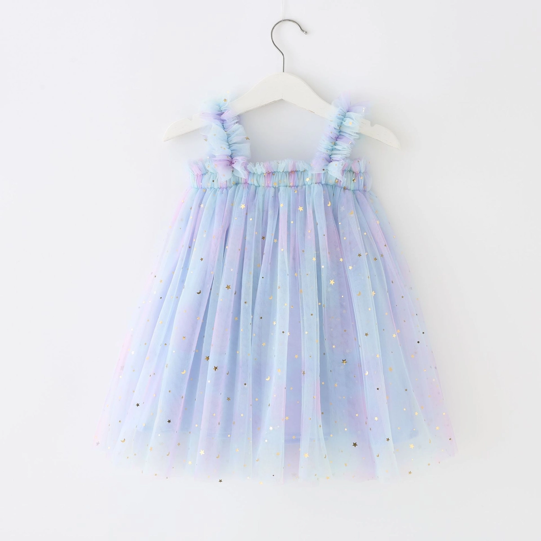 Rainbow Stars Tulle Dress