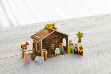 Load image into Gallery viewer, Wood Nativity Set
