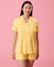 Load image into Gallery viewer, Clea Dandelion Stripe PJ Set
