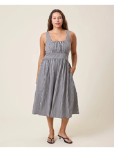 Load image into Gallery viewer, Gracie Poplin Nursing Midi Dress
