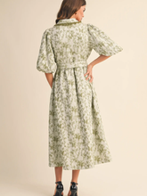 Load image into Gallery viewer, Sonja Bubble Sleeve Midi Dress
