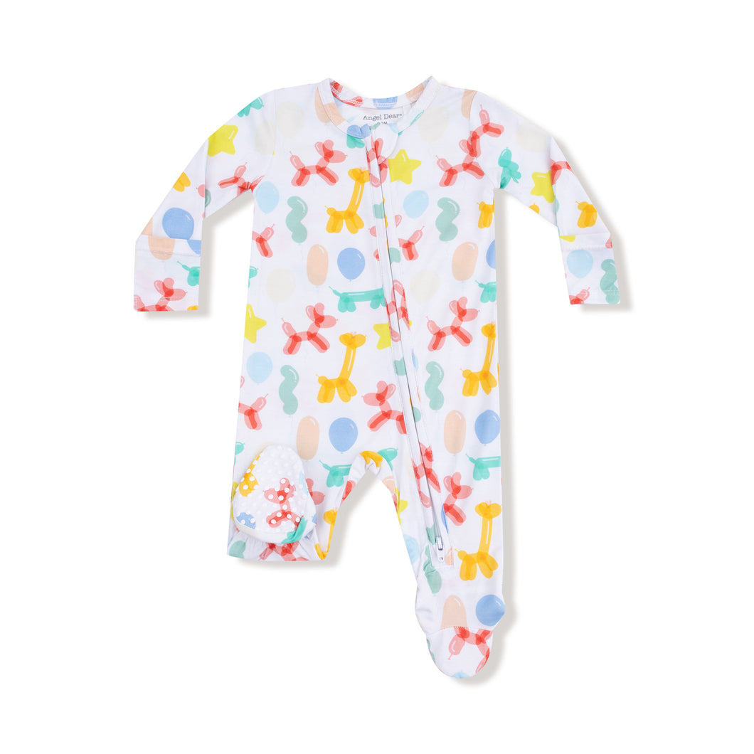 Blue Balloon Animals Footie Sleeper