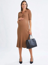 Load image into Gallery viewer, Elegance Knit Maternity Midi
