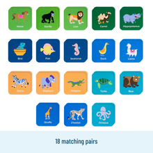 Load image into Gallery viewer, Memory Matching Game - Animals
