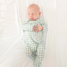 Load image into Gallery viewer, Peter Pan Collar Footie Sleeper
