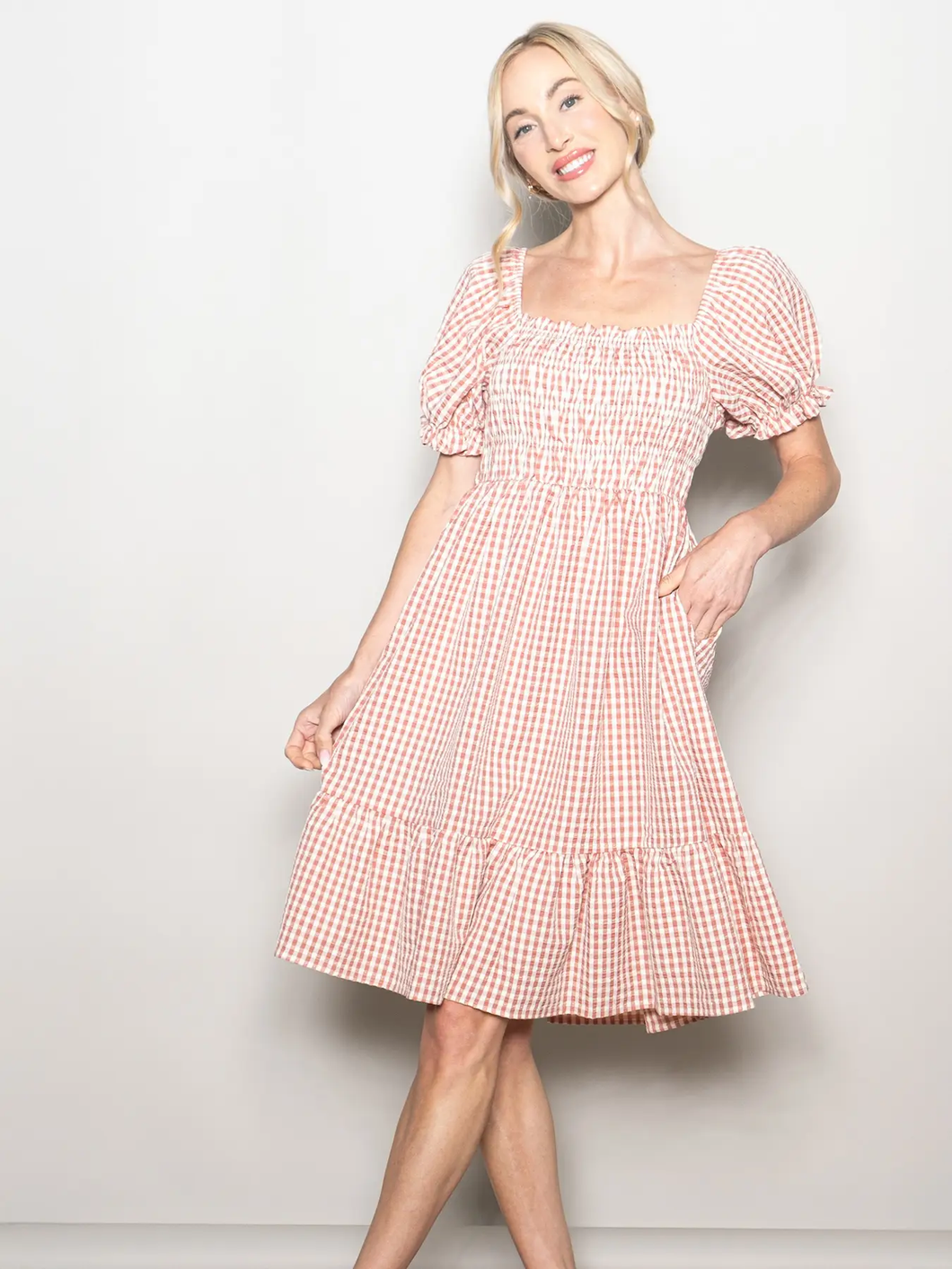 Penelope Gingham Dress