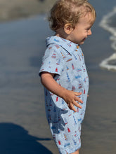 Load image into Gallery viewer, Finley Lighthouses Romper
