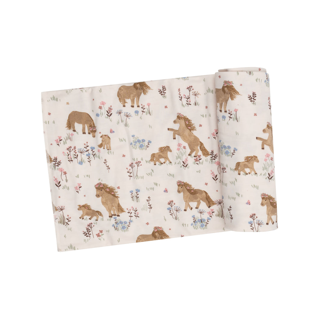 Pretty Ponies Swaddle