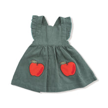 Load image into Gallery viewer, Apple Applique Corduroy Dress
