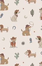Load image into Gallery viewer, Cowboy Dogs PJ Set

