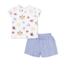 Load image into Gallery viewer, Sunny Sandcastles Tee &amp; Short
