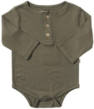 Load image into Gallery viewer, Aynor Rib Henley Onesie
