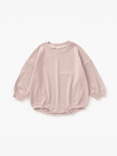 Load image into Gallery viewer, Ribbed Bubble Romper
