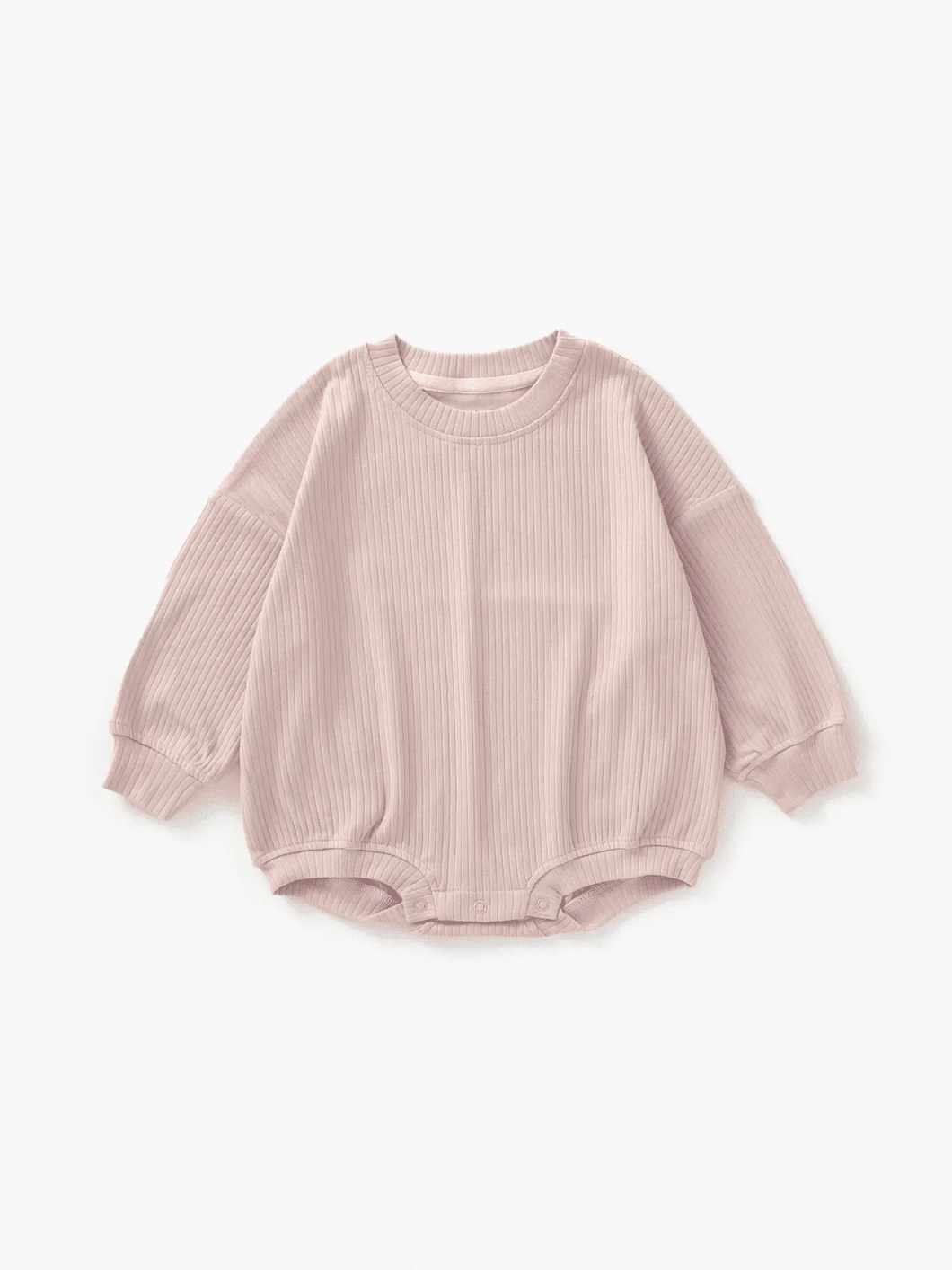 Ribbed Bubble Romper