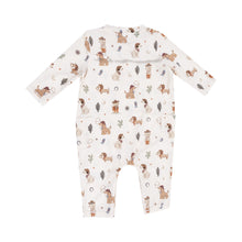 Load image into Gallery viewer, Cowboy Dogs Romper
