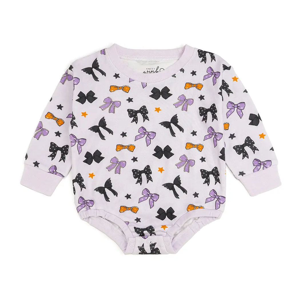 Spooky Bows Halloween Romper