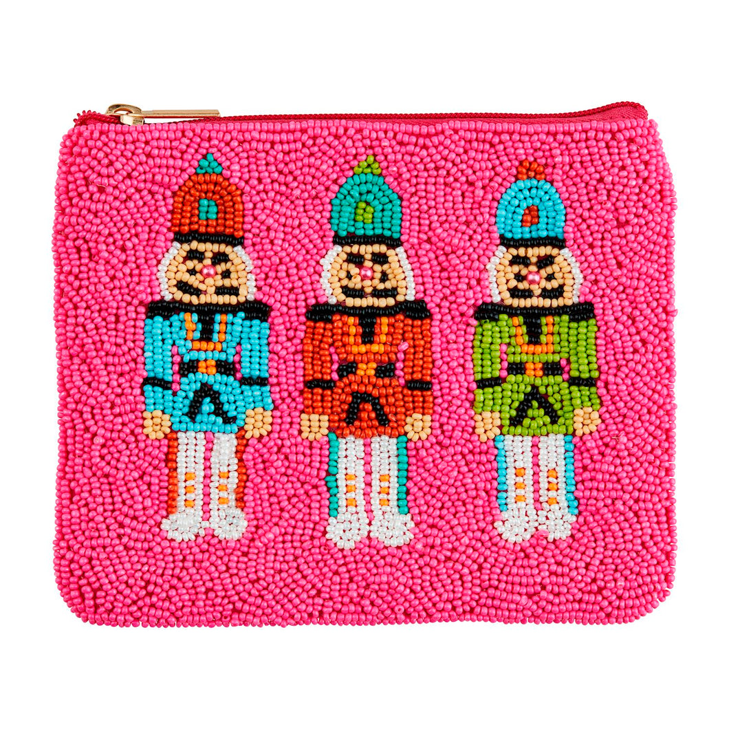 Nutcracker Beaded Pouch