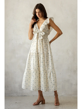Load image into Gallery viewer, Floral Bow Midi Dress
