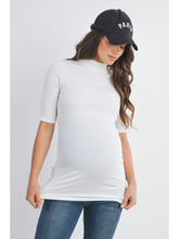 Load image into Gallery viewer, Leah Ribbed Mock Neck Top
