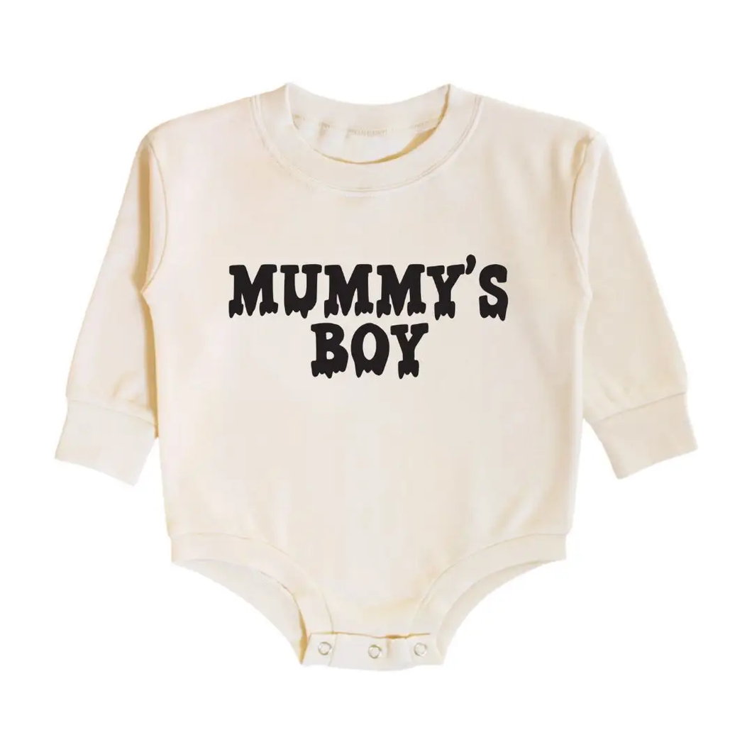 Mummy's Boy Halloween Romper