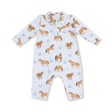 Load image into Gallery viewer, Horses Cowboy Romper
