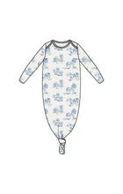 Load image into Gallery viewer, Blue Farm Toile Knotted Gown
