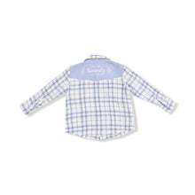 Load image into Gallery viewer, Blue Plaid Snap Shirt
