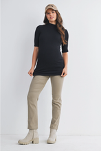 Load image into Gallery viewer, Leah Ribbed Mock Neck Top
