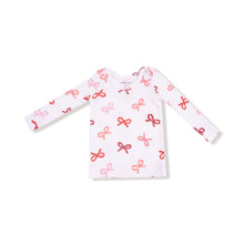 Load image into Gallery viewer, Candy Cane Bows PJ Set
