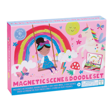 Load image into Gallery viewer, Rainbow Fairy Magnetic Scene &amp; Doodle Set
