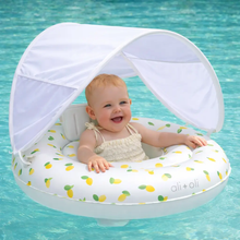 Load image into Gallery viewer, Lemons Baby Swim Seat &amp; Sun Canopy

