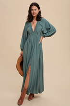 Load image into Gallery viewer, Plunge V Neck Maxi
