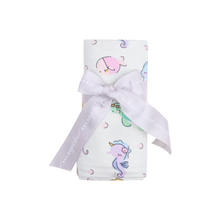 Load image into Gallery viewer, Cutie Sea Creatures Swaddle Blanket
